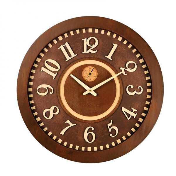 ساعت دیواری چوبی لوتوس مدل Kingston-9819